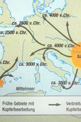 In der Region des Schwarzen Meeres liegen die ältesten Kupfer- und Goldkulturen